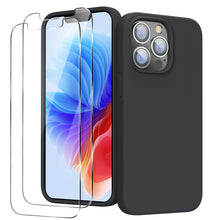 Load image into Gallery viewer, GOODVISH iPhone 13 Pro silicone case 6.1" with 2 pieces protective film, shockproof protective cover