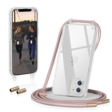 Load image into Gallery viewer, GOODVISH iPhone 11 Transparent case with lanyard 6.1" | Necklace case with Mobile Phone Chain