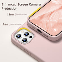 Load image into Gallery viewer, GOODVISH iPhone 12 /iPhone 12 Pro Case with 2 Screen Protector, Liquid Silicone Soft Case with Microfiber Lining Shockproof Full Protection Cover 6.1"