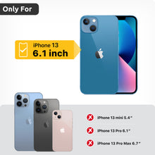 Load image into Gallery viewer, GOODVISH 3 in 1 Transparent iPhone 13 Case with Lanyard, with 2 pieces of Protective Film | 360° Protection- Camera and Screen