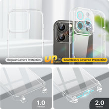 Load image into Gallery viewer, GOODVISH 3 in 1 Transparent iPhone 13 Pro 6.1" Case with Lanyard, with 2 pieces of Protective Film | 360° Protection