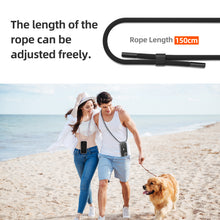 Load image into Gallery viewer, GOODVISH iPhone 14 Plus 6.7" Lanyard Phone Case, Transparent Phone Case with Necklace, Camera and Screen Protection, Anti-Drop