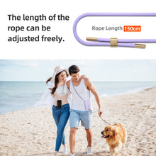 Load image into Gallery viewer, GOODVISH iPhone 14 Case with Lanyard 6.1", Transparent Case with Necklace, Camera and Screen Protection, Anti-Drop