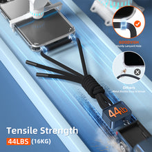 Load image into Gallery viewer, GOODVISH iPhone 14 Plus 6.7" Lanyard Phone Case, Transparent Phone Case with Necklace, Camera and Screen Protection, Anti-Drop