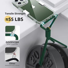 Load image into Gallery viewer, GOODVISH 3 in 1 Transparent Case with Lanyard for iPhone 13 Pro Max 6.7", with 2 pieces of Protective Film | 360° Protection- Camera and Screen