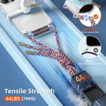 Load image into Gallery viewer, GOODVISH Lanyard Case, for iPhone 14 Pro Max 6.7", Lanyard Phone Case, Transparent Phone Case with Necklace, Camera and Screen Protection, Anti-Drop