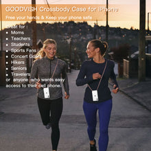 Load image into Gallery viewer, GOODVISH iPhone 11 Transparent case with lanyard 6.1" | Necklace case with Mobile Phone Chain