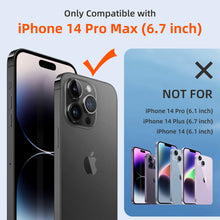 Load image into Gallery viewer, GOODVISH Lanyard Case, for iPhone 14 Pro Max 6.7", Lanyard Phone Case, Transparent Phone Case with Necklace, Camera and Screen Protection, Anti-Drop