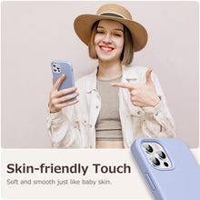 Load image into Gallery viewer, GOODVISH iPhone 12 Pro Max Case with 2 Screen Protector, Liquid Silicone Soft Case with Microfiber Lining Shockproof Full Protection Cover 6.7"