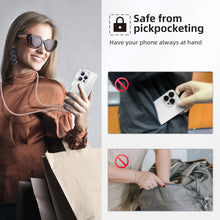 Load image into Gallery viewer, GOODVISH Mobile Phone Chain Compatible with iPhone 13 Pro-6.1" | Transparent case with lanyard | Protective case with cord