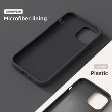 Load image into Gallery viewer, GOODVISH iPhone 12 Mini Case with 2 Screen Protector, Liquid Silicone Soft Phone Case with Microfiber Lining Shockproof Full Protection Cover 5.4 inch