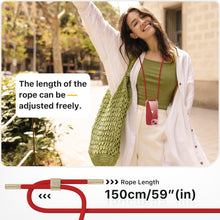 Load image into Gallery viewer, GOODVISH 3 in 1 Transparent iPhone 13 Case with Lanyard, with 2 pieces of Protective Film | 360° Protection- Camera and Screen