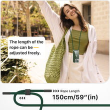 Load image into Gallery viewer, GOODVISH 3 in 1 Transparent Case with Lanyard for iPhone 13 Pro Max 6.7", with 2 pieces of Protective Film | 360° Protection- Camera and Screen