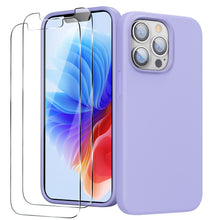 Load image into Gallery viewer, GOODVISH iPhone 13 Pro silicone case 6.1" with 2 pieces protective film, shockproof protective cover
