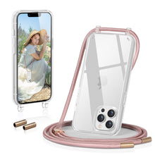 Load image into Gallery viewer, GOODVISH Mobile Phone Chain Compatible with iPhone 13 Pro Max-6.7" Display | Necklace case with strap Mobile phone case for hanging | Transparent case with lanyard | Protective case with cord