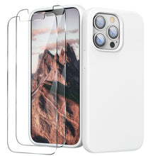 Load image into Gallery viewer, GOODVISH iPhone 13 Pro Max liquid silicone case 6.7" with 2 pieces screen protectors, shockproof protective cover