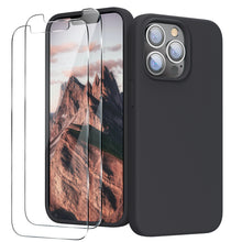 Load image into Gallery viewer, GOODVISH iPhone 13 Pro Max liquid silicone case 6.7" with 2 pieces screen protectors, shockproof protective cover