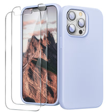 Load image into Gallery viewer, GOODVISH iPhone 13 Pro Max liquid silicone case 6.7" with 2 pieces screen protectors, shockproof protective cover