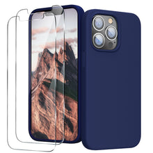 Load image into Gallery viewer, GOODVISH iPhone 13 Pro Max liquid silicone case 6.7" with 2 pieces screen protectors, shockproof protective cover