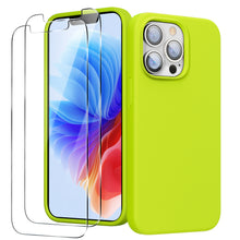 Load image into Gallery viewer, GOODVISH iPhone 13 Pro silicone case 6.1" with 2 pieces protective film, shockproof protective cover