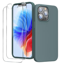 Load image into Gallery viewer, GOODVISH iPhone 13 Pro silicone case 6.1" with 2 pieces protective film, shockproof protective cover