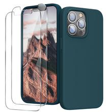 Load image into Gallery viewer, GOODVISH iPhone 13 Pro Max liquid silicone case 6.7" with 2 pieces screen protectors, shockproof protective cover