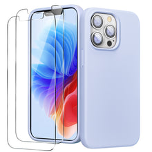 Load image into Gallery viewer, GOODVISH iPhone 13 Pro silicone case 6.1" with 2 pieces protective film, shockproof protective cover