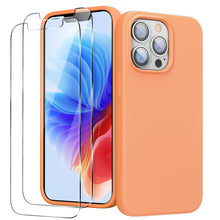 Load image into Gallery viewer, GOODVISH iPhone 13 Pro silicone case 6.1" with 2 pieces protective film, shockproof protective cover