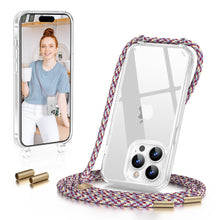 Load image into Gallery viewer, GOODVISH Lanyard Case, for iPhone 14 Pro Max 6.7&quot;, Lanyard Phone Case, Transparent Phone Case with Necklace, Camera and Screen Protection, Anti-Drop
