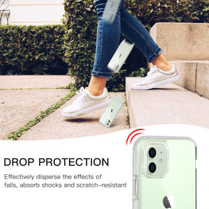 GOODVISH iPhone 12/iPhone 12 Pro-6.1"  Transparent case with lanyard| Necklace case with Mobile Phone Chain