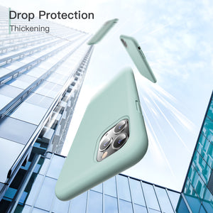 GOODVISH  iPhone 11 Pro Max 6.5" Liquid Silicone Case| Soft Microfiber Lining | Camera protection and screen protection | Shockproof