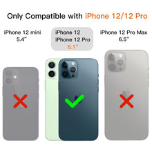 Load image into Gallery viewer, GOODVISH iPhone 12/iPhone 12 Pro-6.1&quot;  Transparent case with lanyard| Necklace case with Mobile Phone Chain
