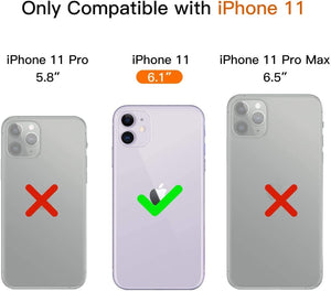 GOODVISH iPhone 11 Transparent case with lanyard 6.1" | Necklace case with Mobile Phone Chain