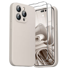 Load image into Gallery viewer, GOODVISH iPhone 14 Pro (6.1&quot;) Liquid Silicone Case, with 2 Pack Screen Protector, Shookproof, Anti-Scratch [360° Full Protection]
