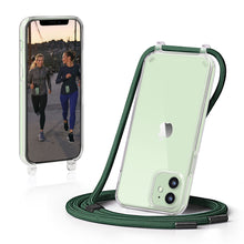 Load image into Gallery viewer, GOODVISH iPhone 11 Transparent case with lanyard 6.1&quot; | Necklace case with Mobile Phone Chain
