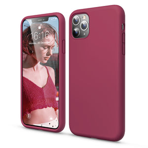 GOODVISH iPhone 11 Pro Case| Liquid Silicone Case with Soft Microfiber Lining | Camera protection and screen protection | Shockproof