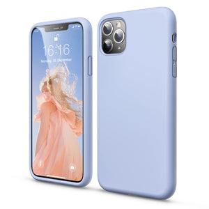 GOODVISH  iPhone 11 Pro Max 6.5" Liquid Silicone Case| Soft Microfiber Lining | Camera protection and screen protection | Shockproof