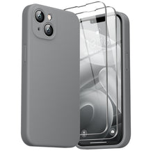 Load image into Gallery viewer, GOODVISH iPhone 14 Plus(6.7&quot;) Liquid Silicone Case, with 2 Pack Screen Protector, Shookproof [360° Full Protection]
