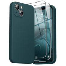 Load image into Gallery viewer, GOODVISH iPhone 14 Plus(6.7&quot;) Liquid Silicone Case, with 2 Pack Screen Protector, Shookproof [360° Full Protection]
