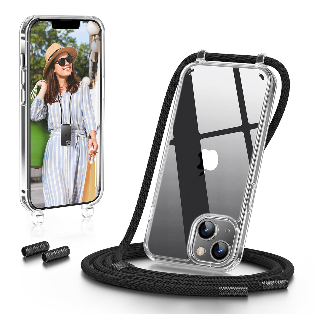 GOODVISH iPhone 14 Case with Lanyard 6.1