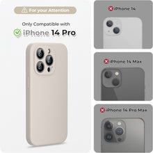 Load image into Gallery viewer, GOODVISH iPhone 14 Pro (6.1&quot;) Liquid Silicone Case, with 2 Pack Screen Protector, Shookproof, Anti-Scratch [360° Full Protection]
