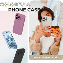 Load image into Gallery viewer, GOODVISH iPhone 14 Pro (6.1&quot;) Liquid Silicone Case, with 2 Pack Screen Protector, Shookproof, Anti-Scratch [360° Full Protection]
